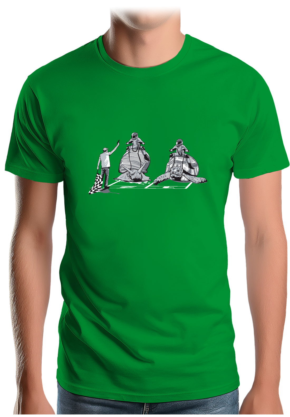 T-Shirt Homme La Course d'escargots