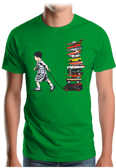 T-Shirt Homme La Collection de voitures via les séries télé