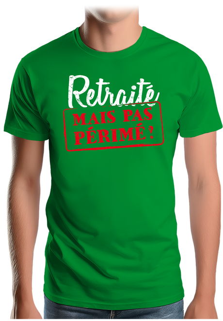 T-Shirt Homme Retraité mais pas périmé