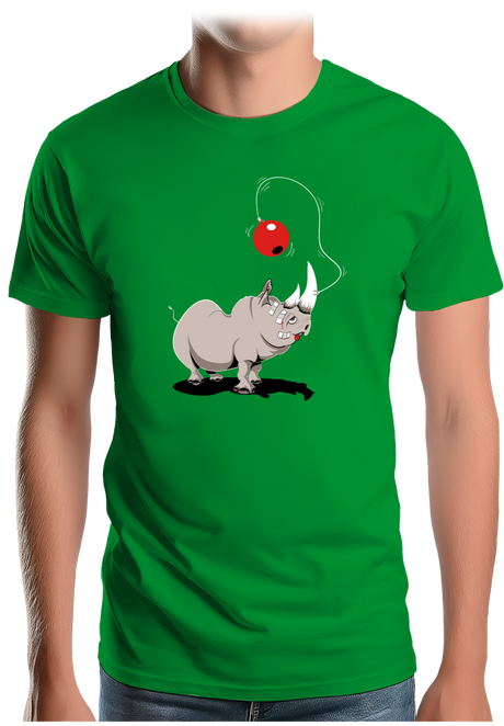 T-Shirt Homme Rhino bilboquet boule rouge