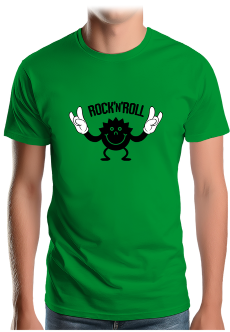 T-Shirt Homme Smile Rock'N'Roll