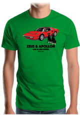 T-Shirt Homme Zeus et Apollon Voiture Alarme