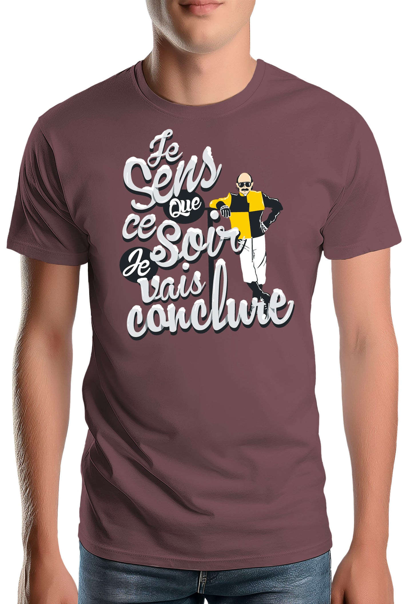 Tee-Shirt Homme Je sens que ce soir je vais conclure