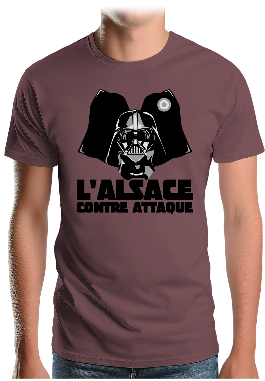 T-Shirt Homme L'Alsace contre attaque