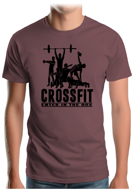 T-Shirt Homme Entrer dans le monde du Crossfit