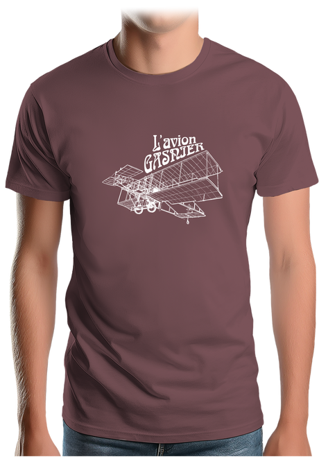 T-Shirt Homme Avion Rene Gasnier