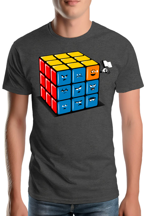 T-Shirt Homme Ruby Cube Avec Drapeau