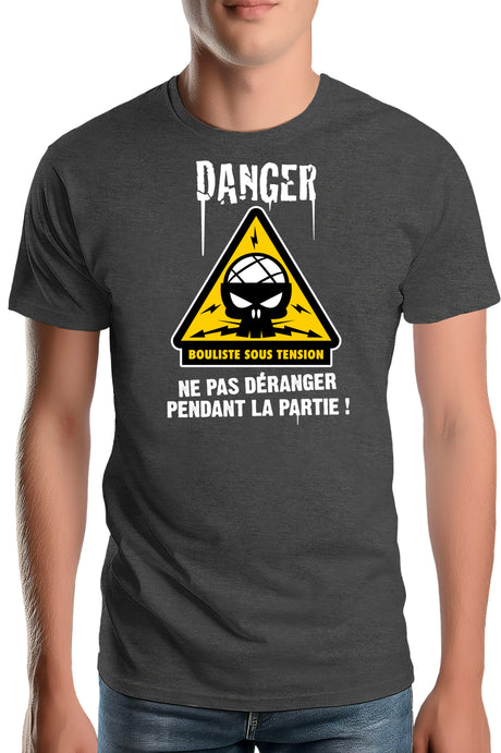 T-Shirt Homme Bouliste sous tension