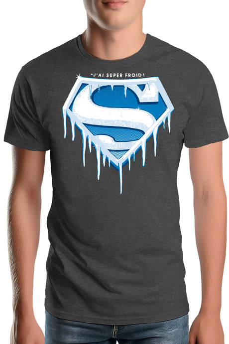Tee-Shirt Homme Super Froid parodie SUPERMAN