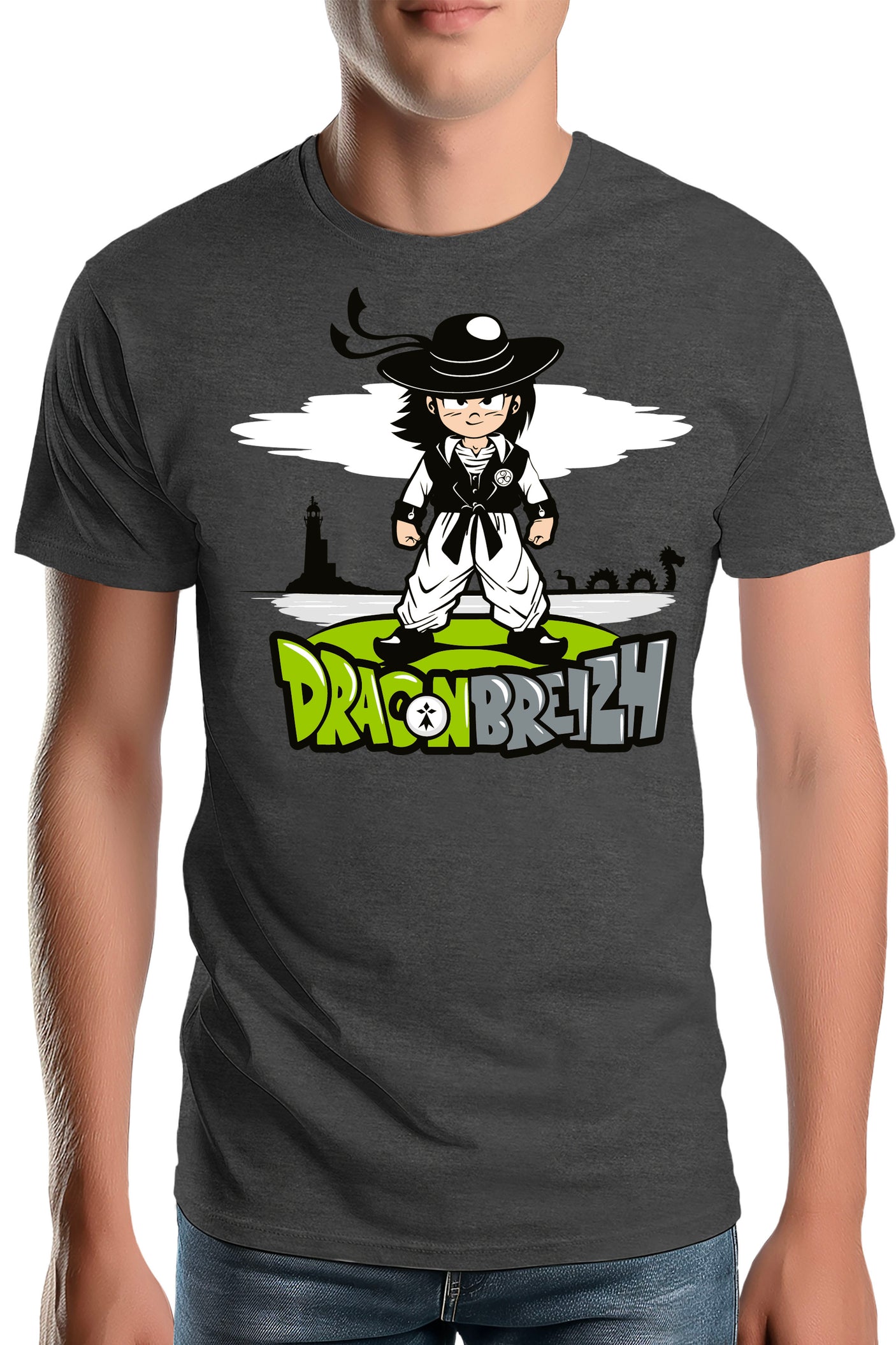 T-Shirt Homme Dragon breizh un nouveau saiyan