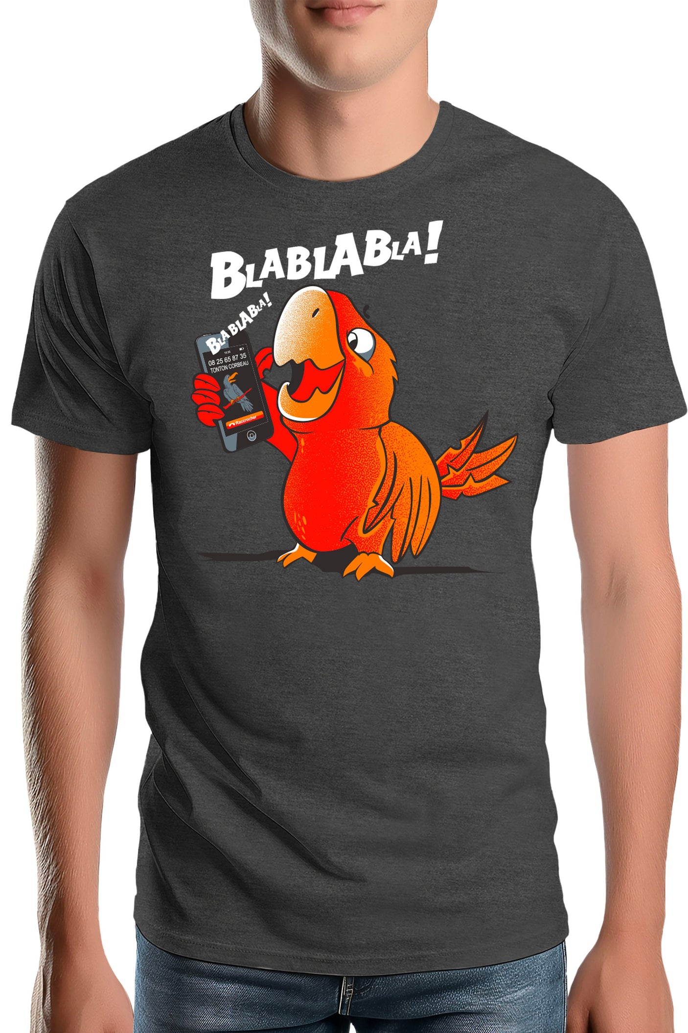 T-Shirt Homme Blablabla le Perroquet