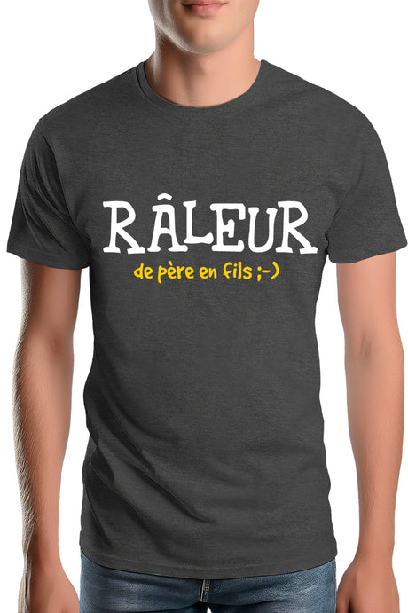T-Shirt Homme Râleur de père en fils