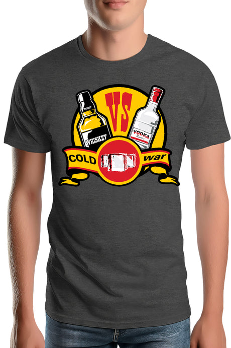 Tee-Shirt Homme Coldwar whisky contre vodka