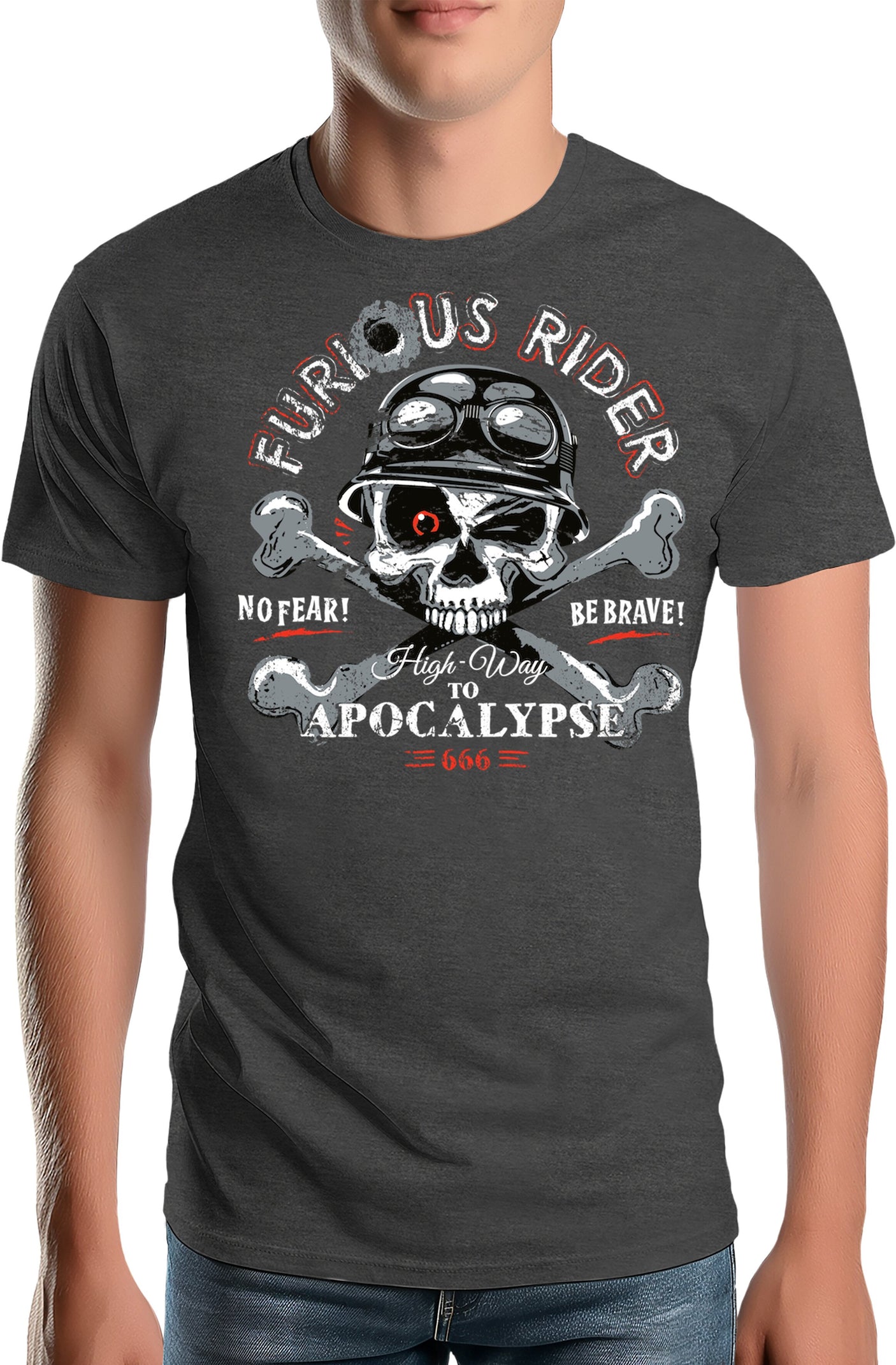 Tee-Shirt Homme Apocalypse furious rider