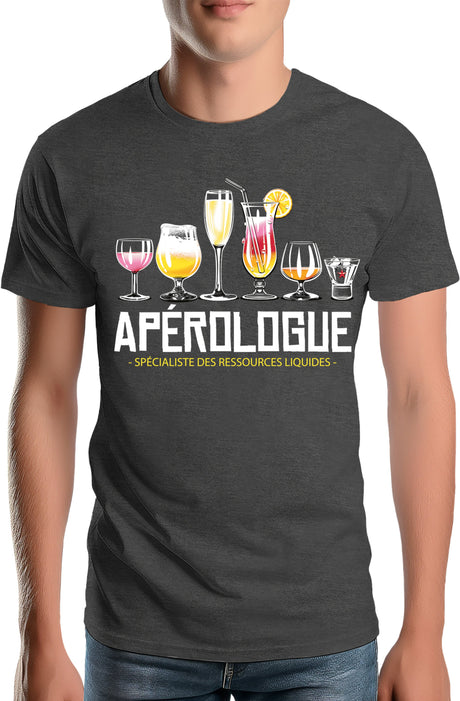 Tee-Shirt Homme Le spécialiste de l'apéro