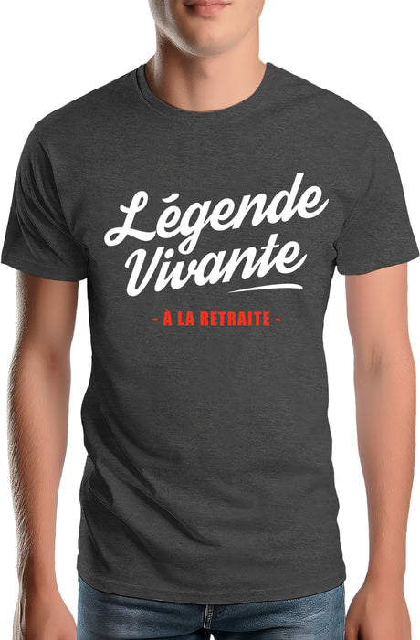 Tee-Shirt Homme Légende vivante à la retraite