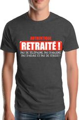 Tee-Shirt Homme La veritée sur les retraités