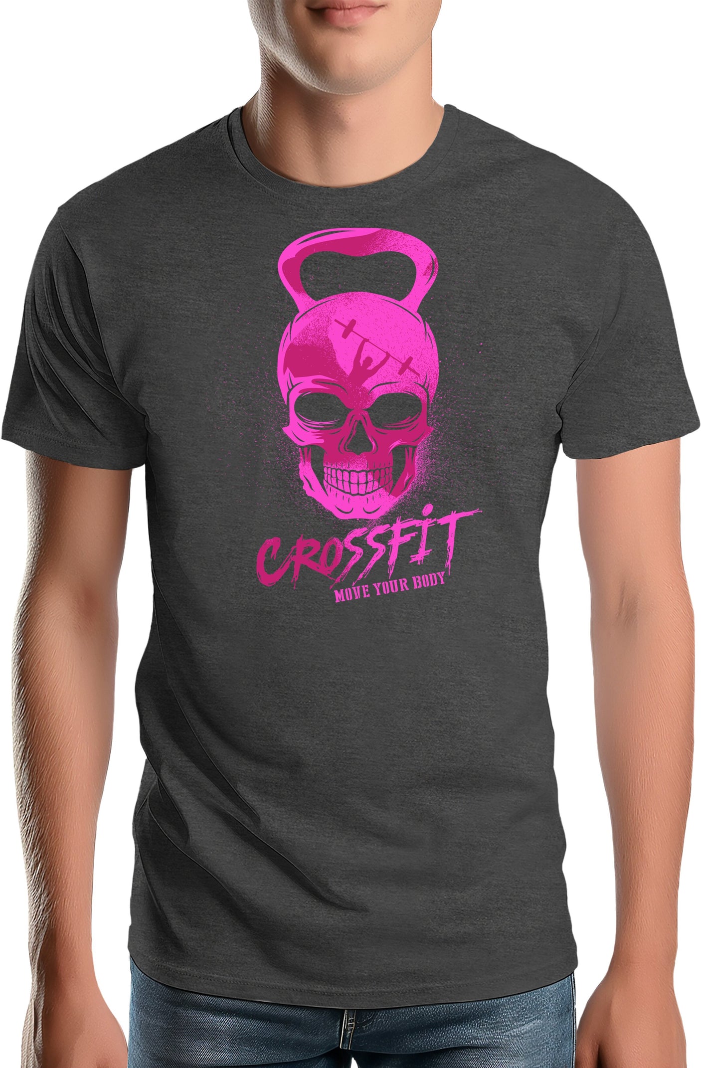 Tee-Shirt Homme Crossfit fluo