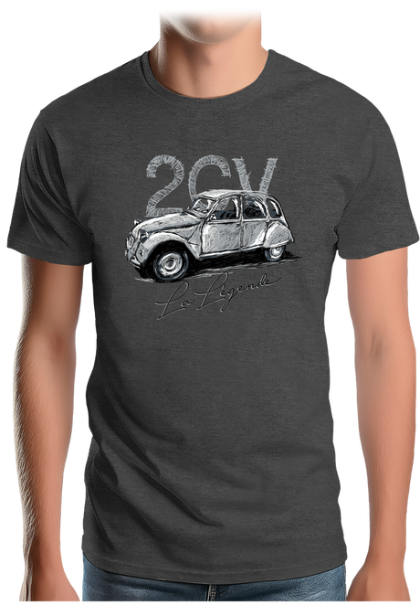 T-Shirt Homme La deuch en dessin