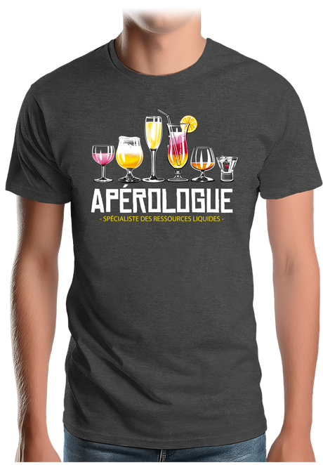 T-Shirt Homme Alcool, le spécialiste de l'apéro