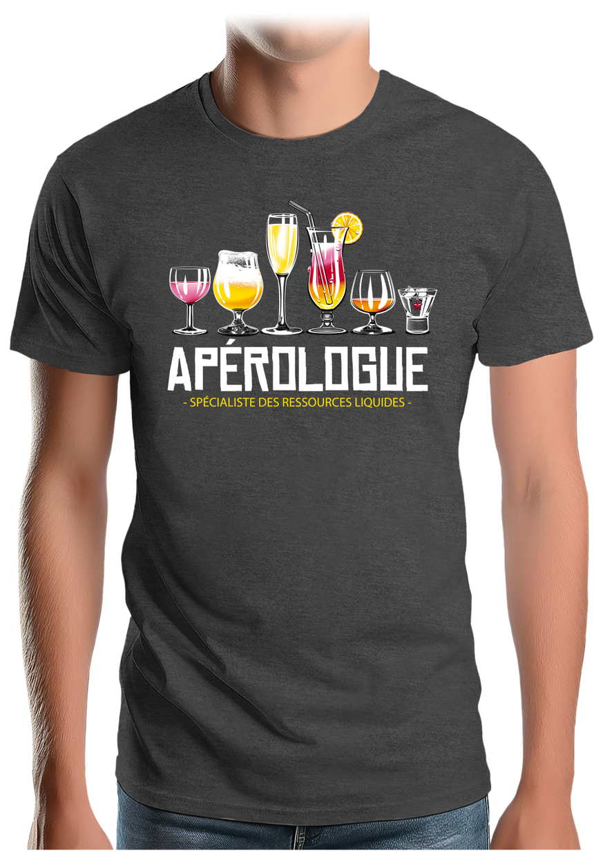 T-Shirt Homme Alcool, le spécialiste de l'apéro