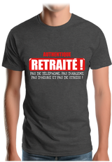 T-Shirt Homme La vérité sur les retraités