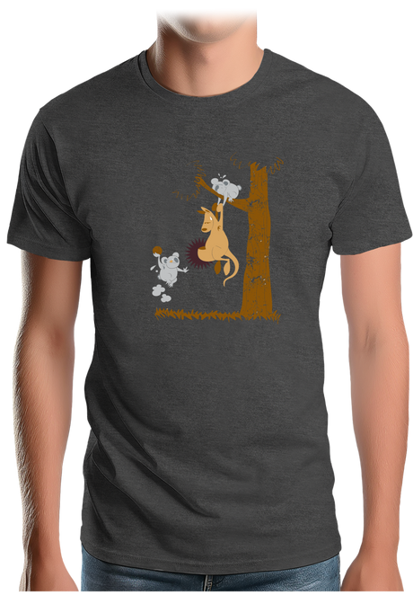 T-Shirt Homme Basket kangourou et koala
