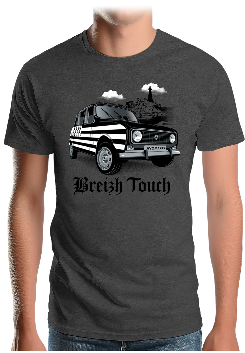 T-Shirt Homme Voiture 4L bretonne