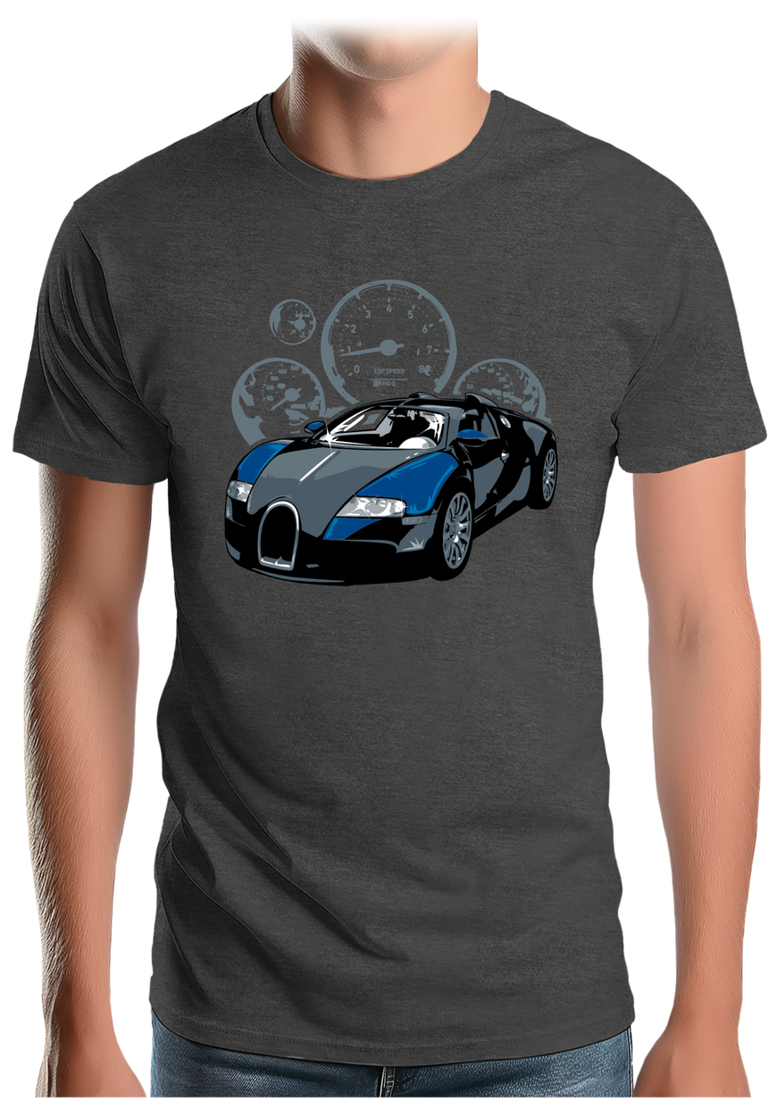 T-Shirt Homme Voiture Top Speed Bug