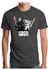 T-Shirt Homme Le coté obscur des chats