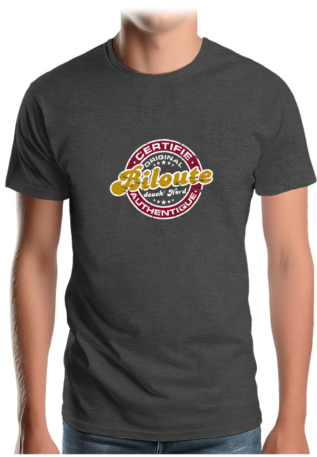 T-Shirt Homme Certifié authentique biloute