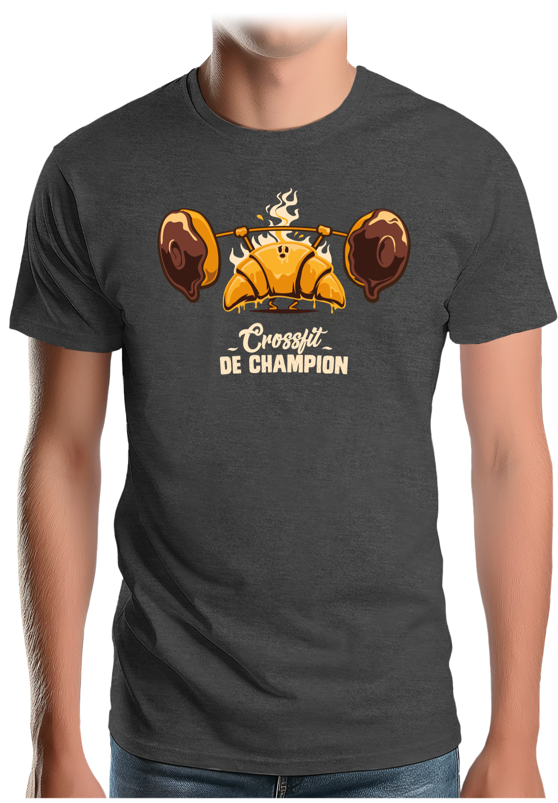 T-Shirt Homme Champion des petits déjeuners