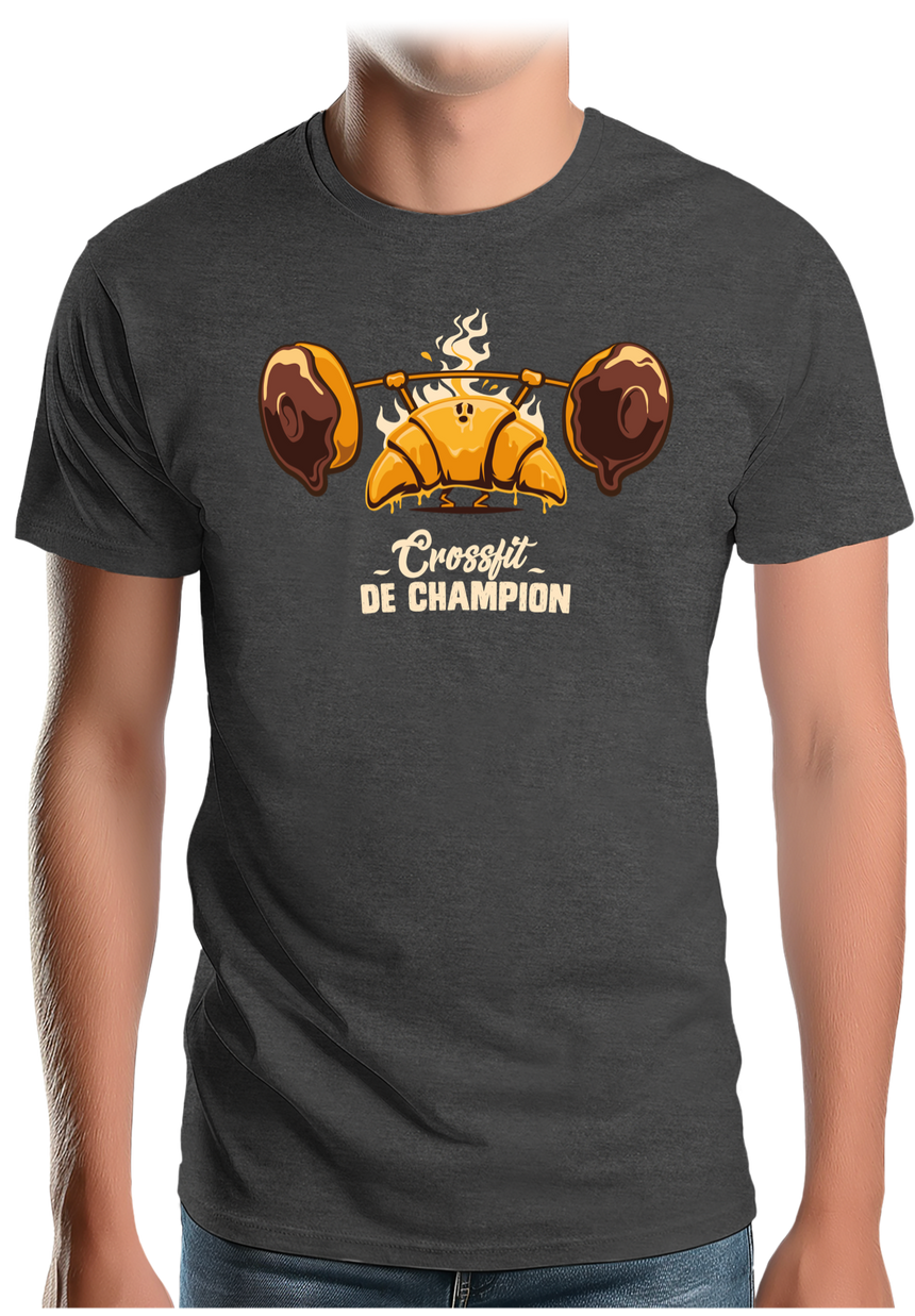T-Shirt Homme Champion des petits déjeuners
