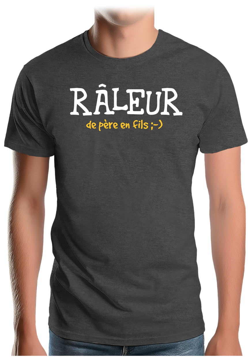 T-Shirt Homme Râleur de père en fils