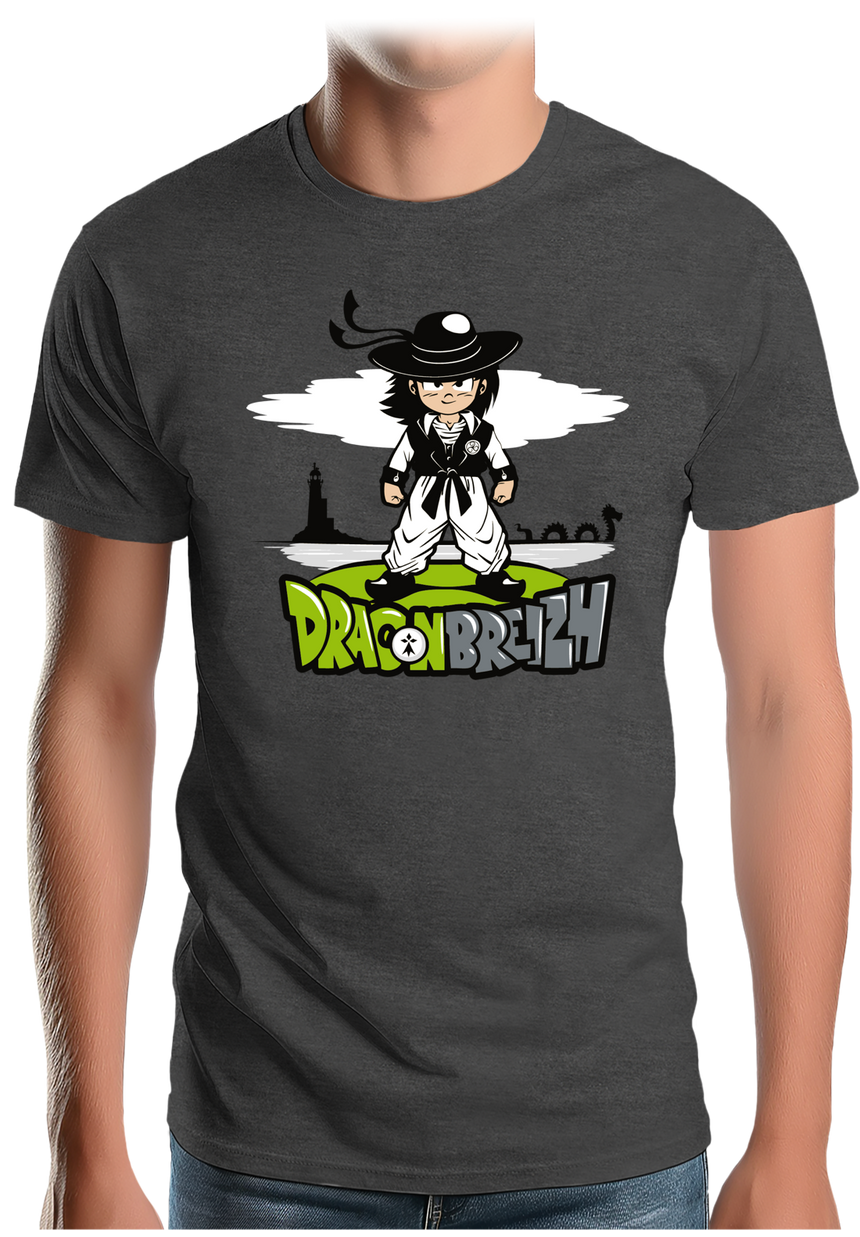 T-Shirt Homme Dragon breizh un nouveau saiyan