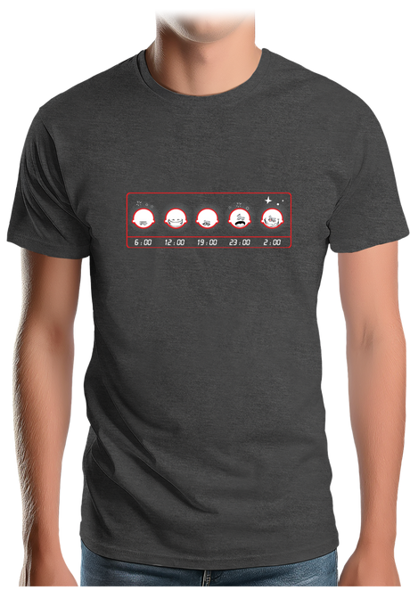 T-Shirt Homme Dur Dur le réveil alcoolisé