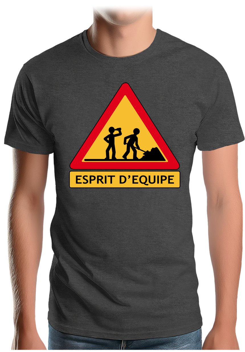 T-Shirt Homme Esprit D'équipe