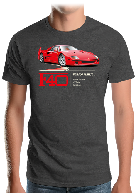 T-Shirt Homme F40 le V8 iconique