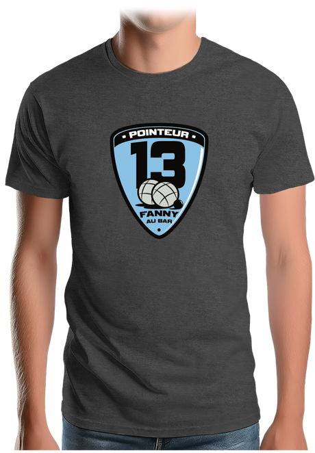 T-Shirt Homme Fanny au bar, Pointeur Pétanque