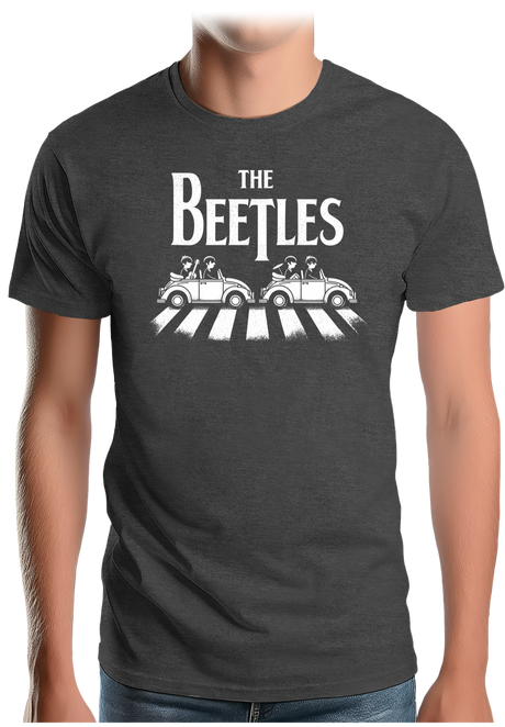 T-Shirt Homme The beetles, coccinelle qui traverse
