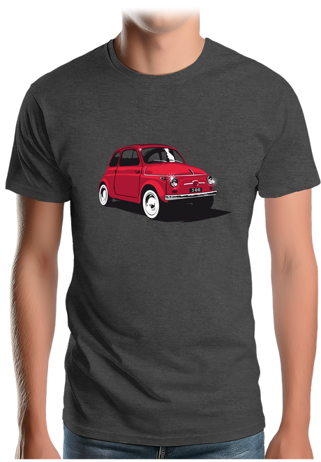 T-Shirt Homme Voiture Italienne 500 Luxe