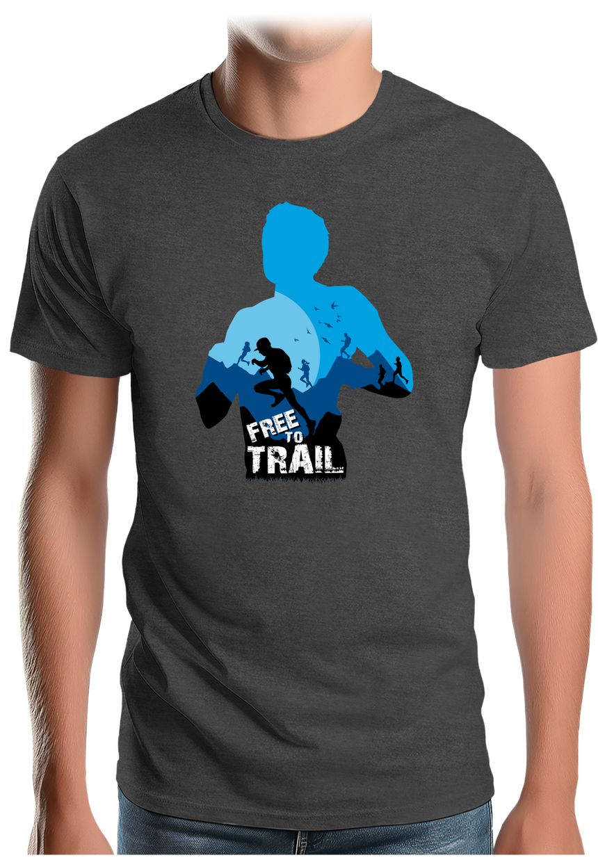 T-Shirt Homme Trail montagne