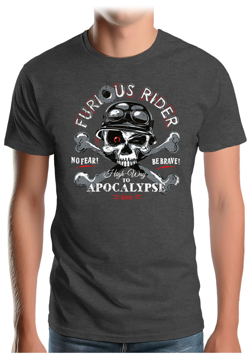 T-Shirt Homme Apocalypse furious rider moto