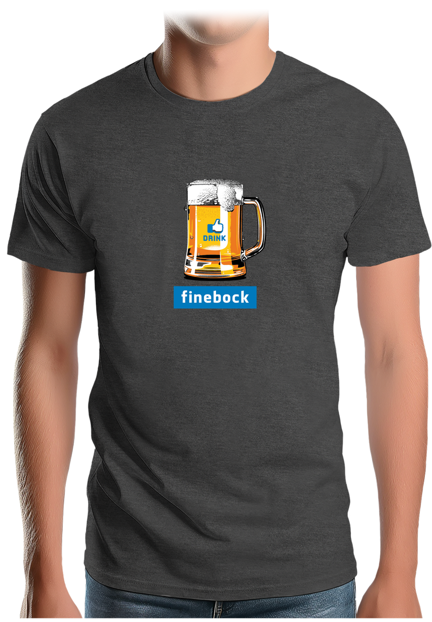 T-Shirt Homme Bière Finebock