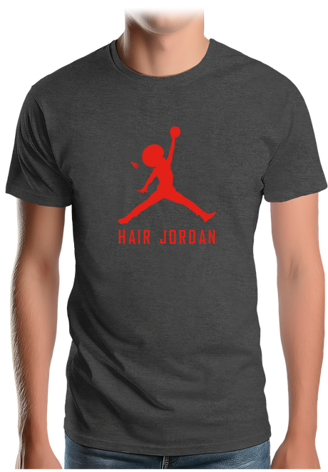 T-Shirt Homme Hair Jordan fait du basket