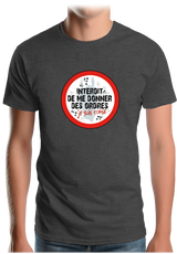 T-Shirt Homme Corse interdit de me donner des ordres