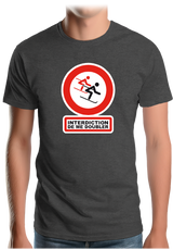 T-Shirt Homme Interdiction de me doubler