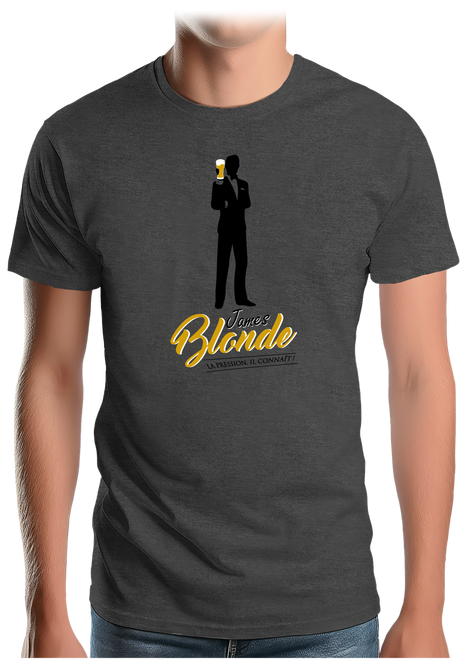 T-Shirt Homme Bière made in James Blonde