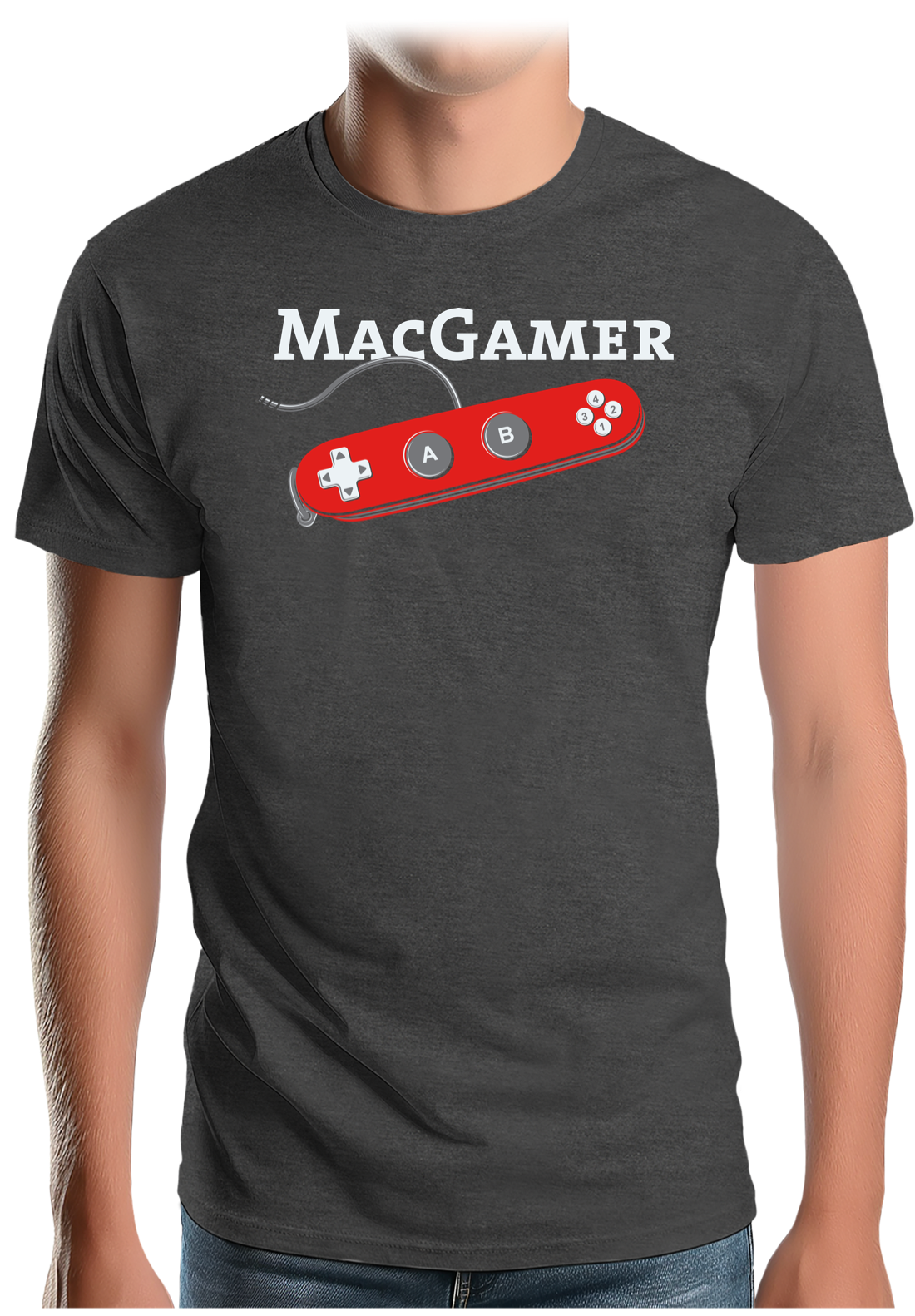 T-Shirt Homme La manette MacGamer