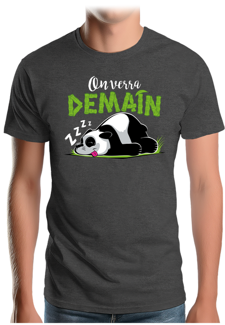 T-Shirt Homme On verra demain